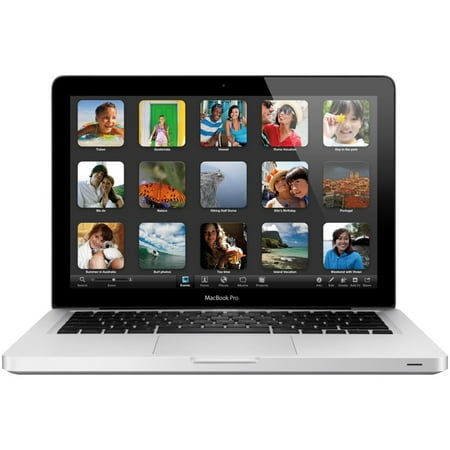 Restored Apple MacBook Pro Laptop, 13.3", Intel Core i5-2415M, 4GB RAM, 320GB HD, Mac OS X, Silver, MC700LL/A (Refurbished)