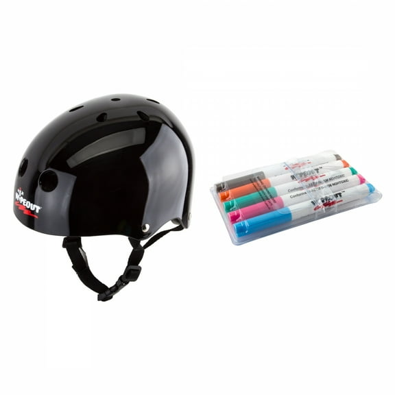 Wipeout Dry Erase Child Helmet for Bike, Skate, and Scooter