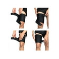 thumbnail image 3 of Sports Thigh Compression Sleeve Strain Brace Wrap Pain Relief Upper Leg Support, 3 of 5
