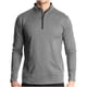 thumbnail image 1 of pstuiky Camisas de manga larga abrigadas para hombre, Camiseta deportiva de manga larga para hombre, transpirable, de secado rápido, con media cremallera y color liso Tops casuales para hombres xl, 1 of 6