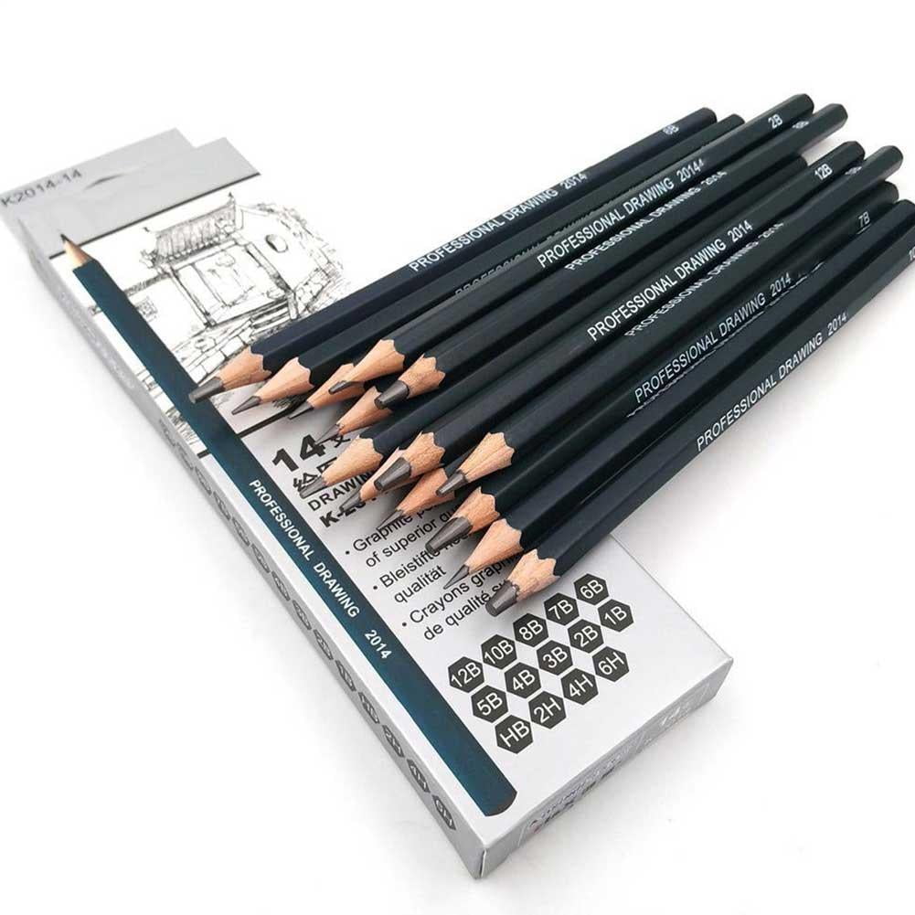 筆記具 STABILO micro8000 4B 3B 2B HB H 2H 3H 4H MONO Drawing Pencils, H