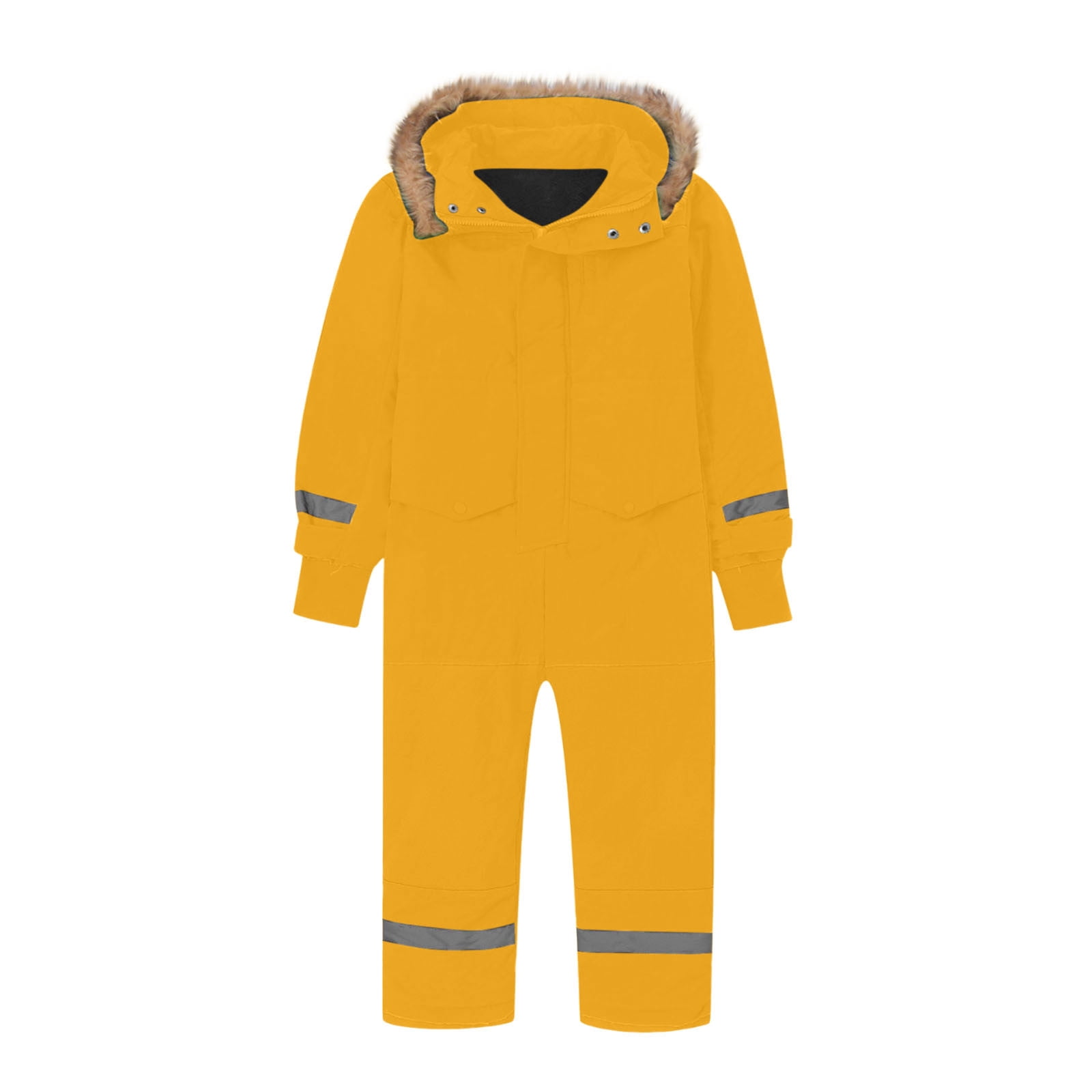 Paiwinds Kids Snowsuit Winter One-Piece with Hood - All Weather Waterproof Suit for Girls and Boys, Warm Puffer Jumpsuit for Outdoor Activities