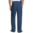 thumbnail image 2 of COOFANDY Men's Linen Cotton Pants Casual Elastic Waist Drawstring Trousers, 2 of 6