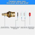thumbnail image 4 of Double Tap 1/2 "garden Faucet Brass Outdoor Faucet Garden Anti-frost Double Outlet Faucet Washing, 4 of 4