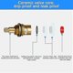 thumbnail image 4 of Double Tap 1/2 "garden Faucet Brass Outdoor Faucet Garden Anti-frost Double Outlet Faucet Washing, 4 of 4