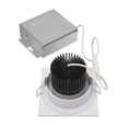 thumbnail image 4 of 12 watt LED Direct Wire Downlight 3.5 inch 3000K 120 volt Dimmable Square Remote Driver White, 4 of 6