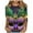 16-Purple, variant on Cavosen Carnival Shirts for Women 3/4 Sleeve Mardi Gras Mask Graphic Print Shirts Round Neck Party Festival Blouse Comfy Trendy Holiday Tops Dressy Party Funny Tees Vacation 3XL