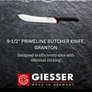 Giesser PrimeLine 9-1/2 inch Butcher Knife, Granton Style