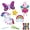 5Pcs, variant on Austok 5Pcs DIY Sewing Kit Creative Kids Sewing Kits Crafts Set Educational DIY Felt Crafts Beginner Sewing Kit Felt DIY Toy Sets Birthday Gift for Girls Children Students Teenagers