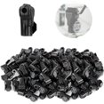 thumbnail image 1 of IRONWALLS 200pcs Peg Hook Locks (Black), 1 of 6