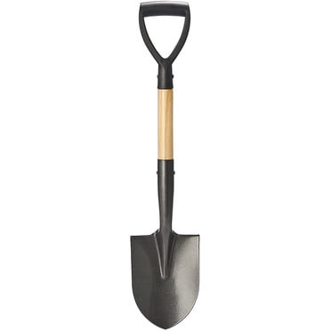 Beau Mac 11" Clam Shovel – Forged Steel, Hardwood Handle, Sandy Beach Digging