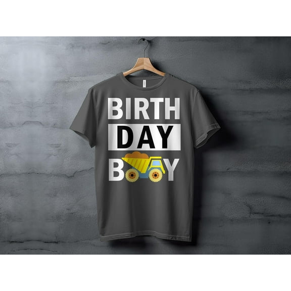 Construction Truck Tshirt, Truck Lover Birthday Boy Tshirt, Construction Birthday Party Outfit, Cool Truck Lover Boys Birthday Gift