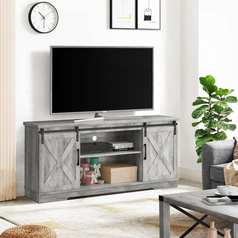Barn door tv cheap stand 65 inch