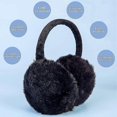 thumbnail image 2 of Earmuffs Ear Warmers For Women Winter Fur Foldable Ear Warmer, 2 of 5