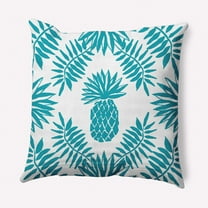 E by Design Pineapple Leaves Indoor/Outdoor Throw Pillow