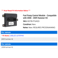 thumbnail image 2 of Fuel Pump Control Module - Compatible with 2008 - 2009 Hummer H2, 2 of 2