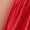 Red, variant on AURA Plus Size Womens Red V Neck High Waist Midi Dress Short Sleeve Ruched A Line Knitted Commuter Summer