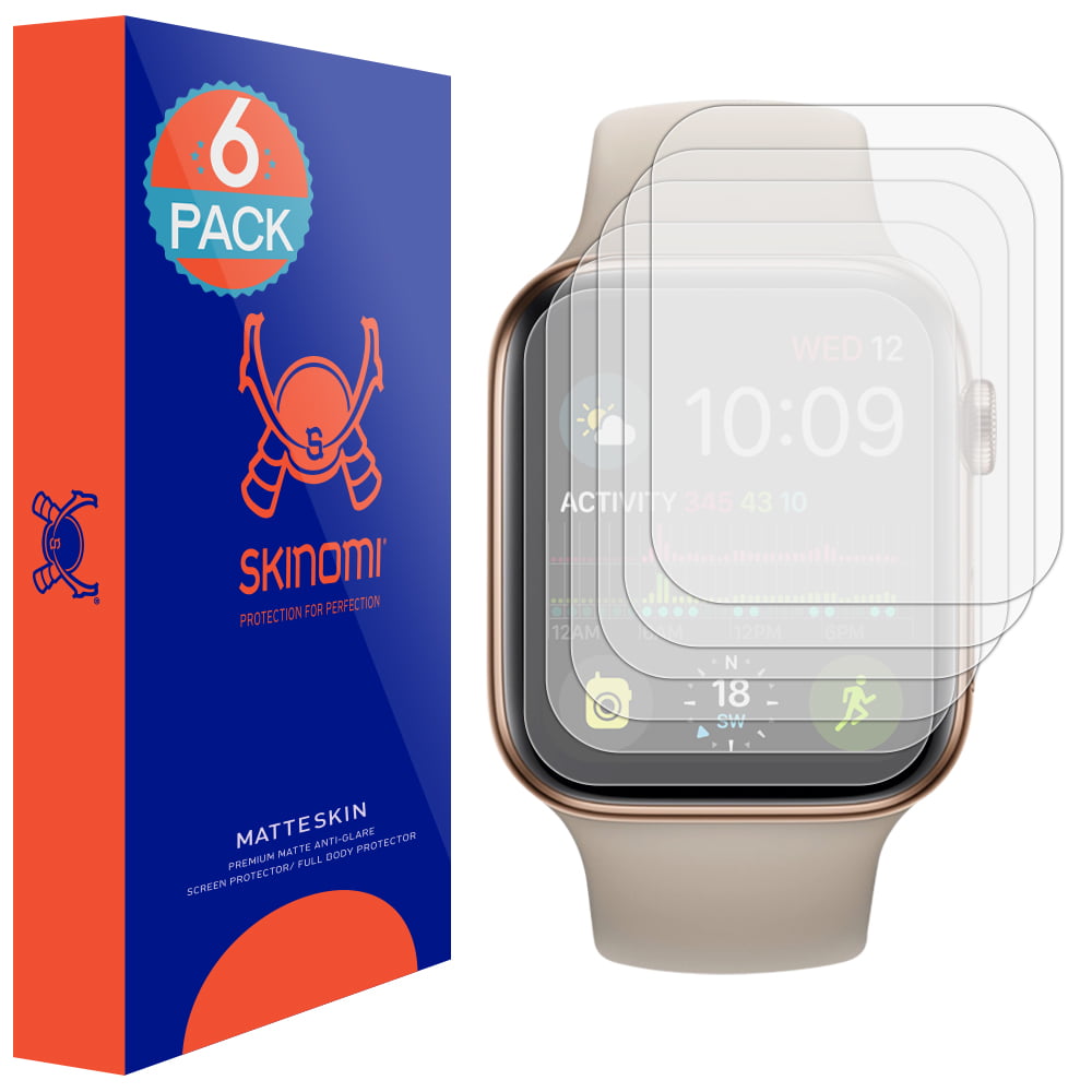 スマートフォン/携帯電話 その他 6x Skinomi Anti-Glare Screen Protector for Apple Watch Series 4 