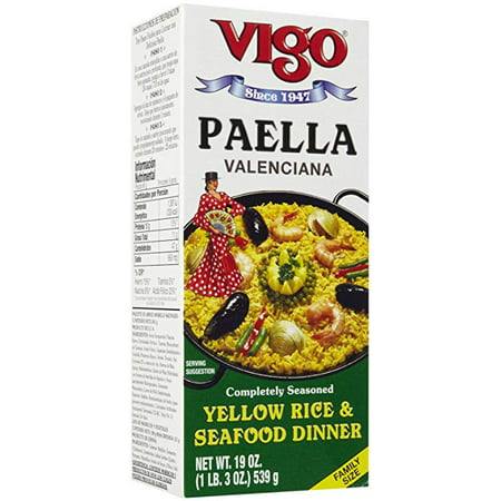 Vigo Paella Valencia Yellow Rice Mix 19 Ounce serves (Best Rice For Paella)
