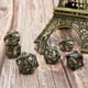 thumbnail image 3 of Set de dados UONUOT Dungeons and Dragons DND D20 MTG Metal, 3 of 6
