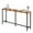 Brown, variant on 71" Extra Long Console Table with Metal Frame, Narrow Sofa Table Behind Couch, Rectangular Bar Table, Bar Height Pub Table, Bar Table for Kitchen Bar, Brown