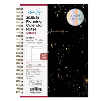 Septimus 2022 Pocket Calendar - Week-to-View, 6" X 4", Black Linea Cover, Includes Address Book