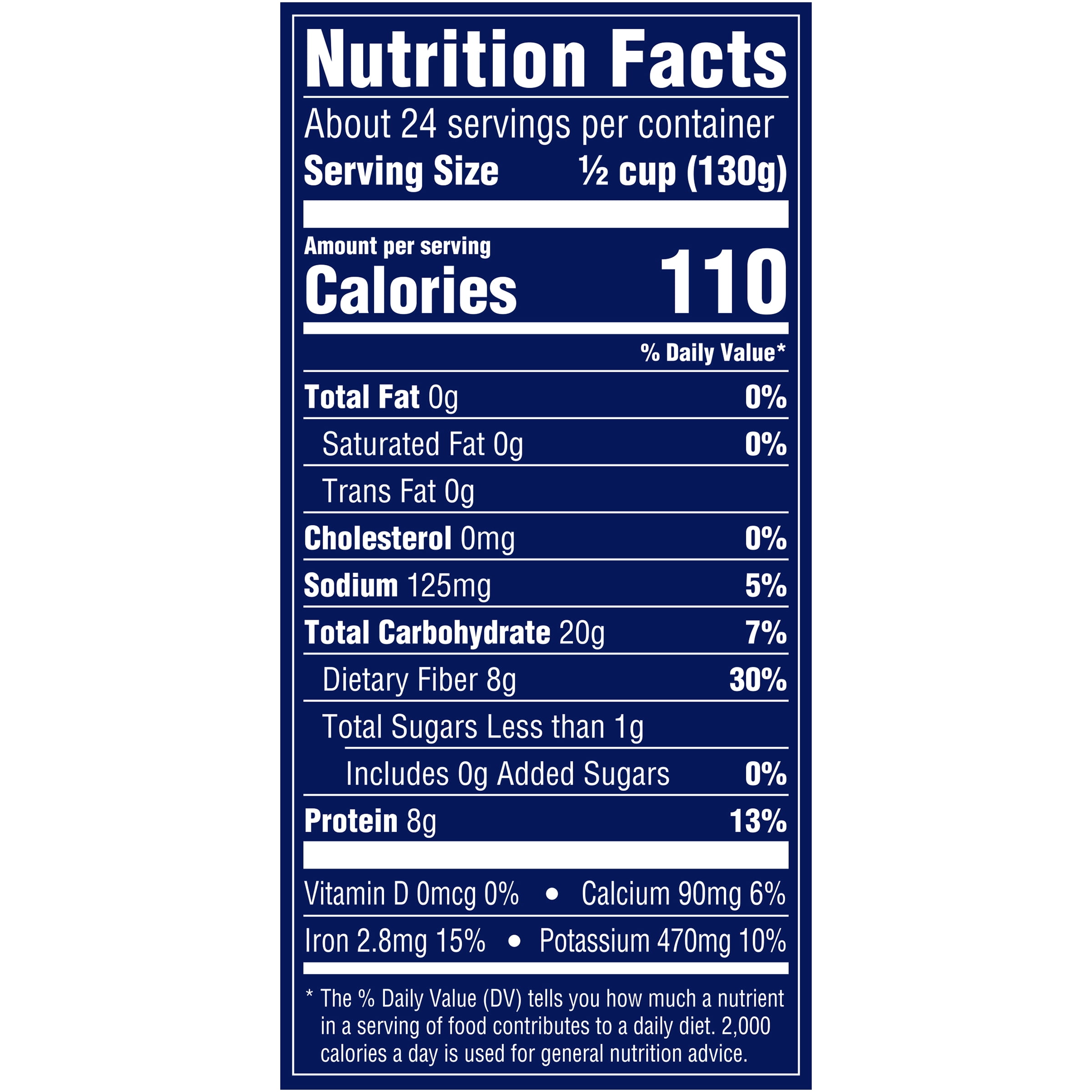 Bush's Low Sodium Cannellini Beans, Canned White Kidney Beans, 111 oz Can