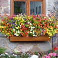 thumbnail image 4 of Artificial Flowers for Outdoors, 3Artificial Plants Outdoor, Fake Flowers, UV Resistant Faux Plants, Fake Outdoor Plants for Garden Porch Window Box Indoor Home Decor, Mix Color, 4 of 5