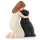 thumbnail image 3 of Figura Hensonever Love My Black Dog Angel, regalo de amistad, 3 of 7