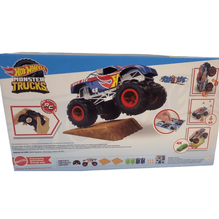 4WD Crash Crasher 赤 ラジコンカー 1/10 Hot Wheels Monster Truck Crash & Crush Race Age Remote Control