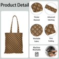 thumbnail image 4 of Sac Fourre-Tout en Toile pour Chien – Design Ludique Chiot et Queue Sac de Courses Réutilisable, 4 of 5