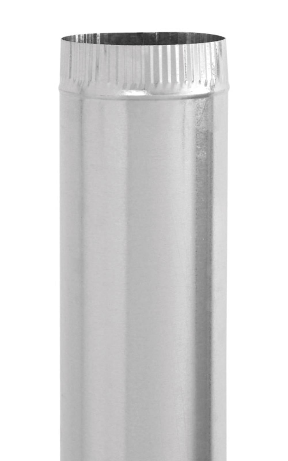 GV0393 Galvanized Furnace Pipe, 24 GA, 7 x 24-In. - Quantity 10