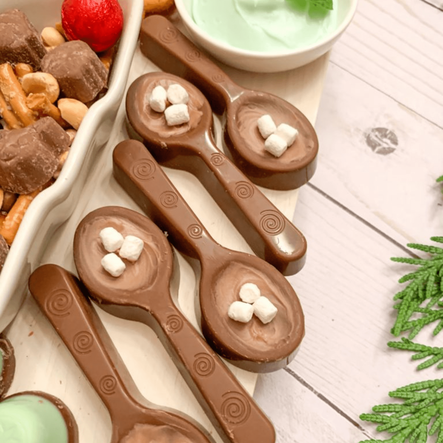 2 Hot Chocolate Stirrers/Spoons