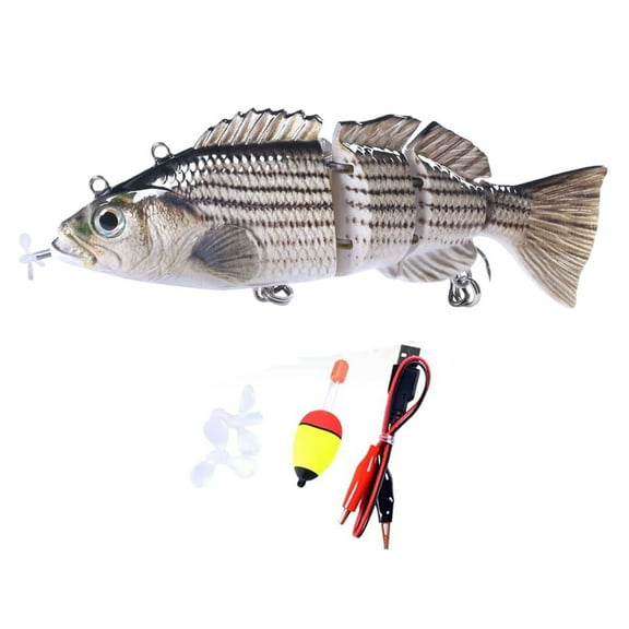 Robotic Fishing Tackle - Upgraded Hard Swimbait for Freshwater and Saltwater - Lifelike Charging Fishing for Outdoor Anglers
