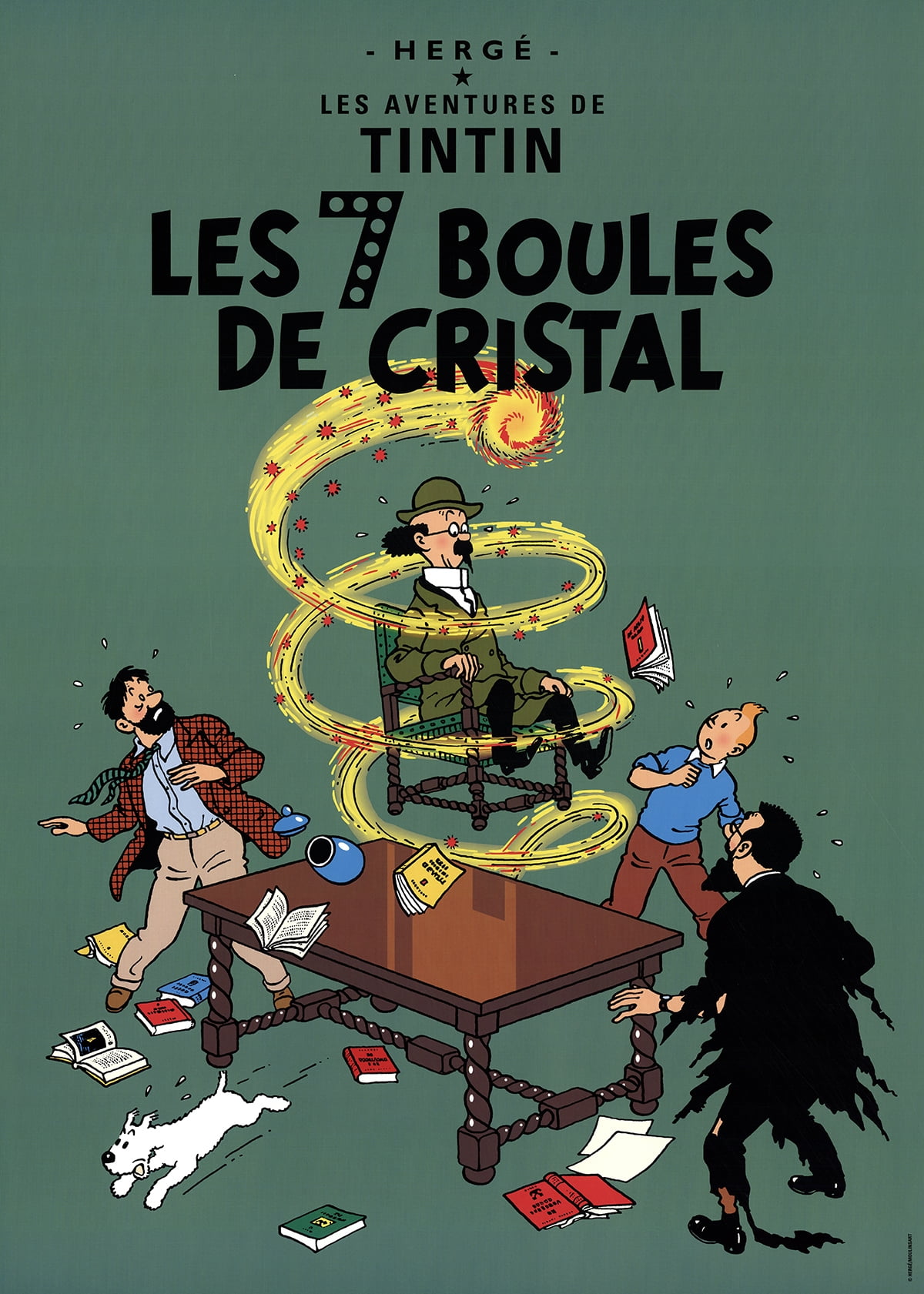 HERGE Les Aventures de Tintin Les 7 Boules de Cristal 27.5 HERGE Les Aventures de Tintin Les 7 Boules de Cristal 27.5