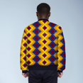 thumbnail image 3 of African Wax Printed Cotton winter Jacket for men and women Ankara Padded jacket coat tops, 3 of 4