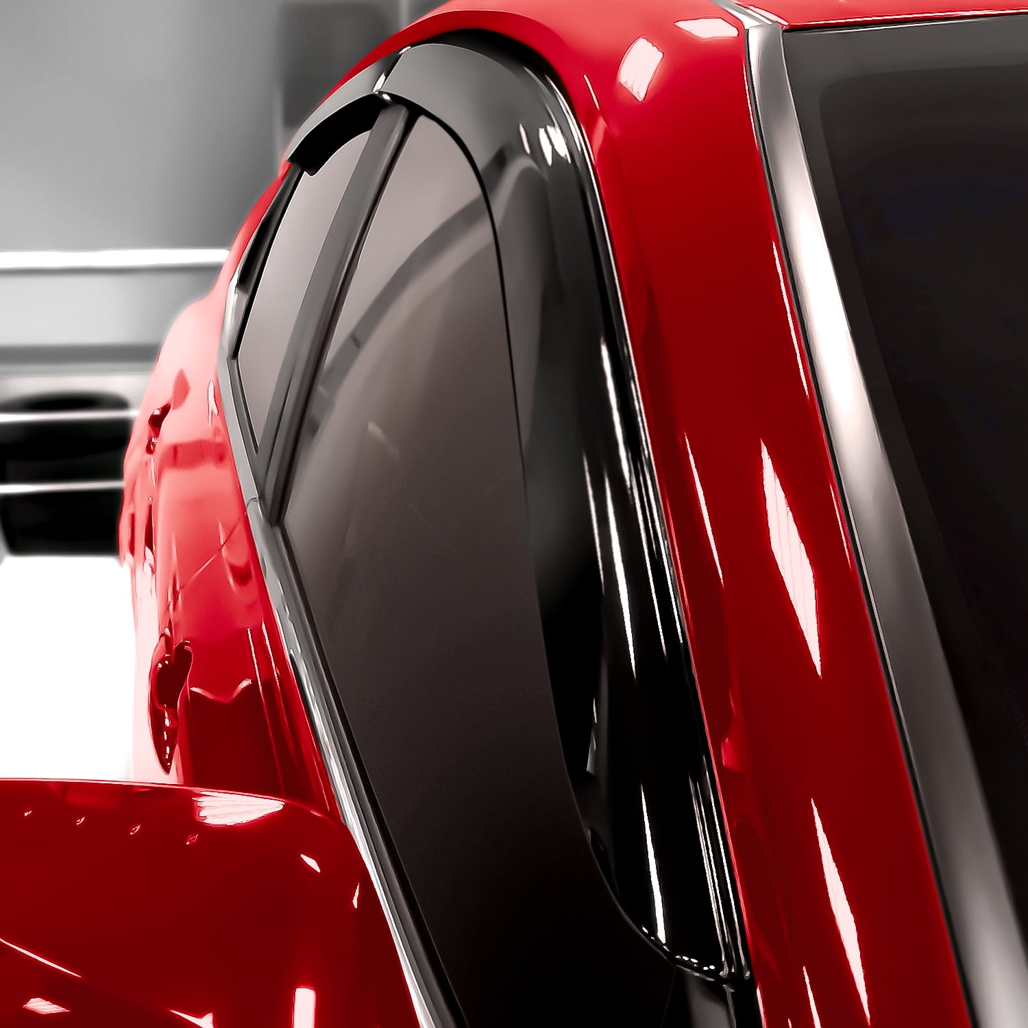 Voron Glass Tape-on Extra Durable Rain Guards for Toyota Camry 2018-2024, Window Deflectors, Vent Window Visors, 4 Pieces - 120138