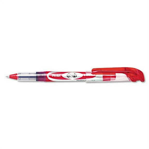 Pentel : 24/7 Roller Ball Pen, Red Ink, 0.70 mm -:- Sold as 2 Packs of - 12 - / - Total of 24 Each
