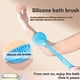 thumbnail image 4 of Cepillo de Baño de Silicona con , Cepillo de Masaje para Limpieza y Exfoliación de Espalda, Cepillo de Baño de Doble Cara, 2 Unidades A, 4 of 5