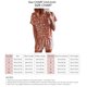 thumbnail image 5 of Conjunto de pijama de manga corta para mujer Conjunto de pijama de 2 piezas con cuello redondo suelto estampado de moda de verano para el hotel en casa Naranja XL, 5 of 5