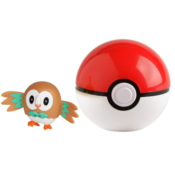 Pokémon Clip 'N' Go W2 - Rowlet + Poké Ball