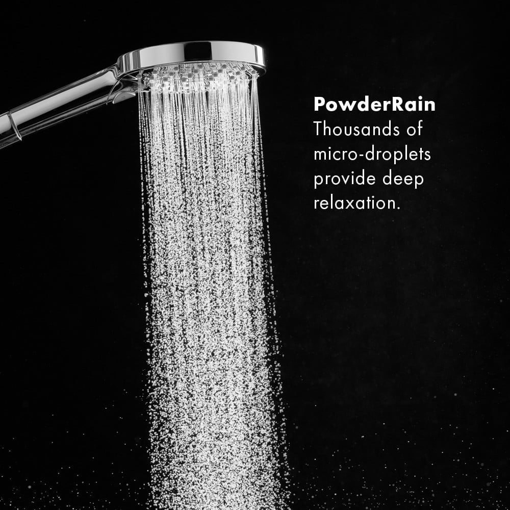 New hansgrohe Wellness Shower with PowderRain.