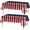 Style E, variant on Tumao 2 Pack Patriotic Tablecloths 4th of July Decorations, Disposable Plastic Tablecloths 54"x108", American Flag Patriotic Theme Kit for Independence & Celebrations Decorations