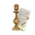thumbnail image 4 of Wooden Candlesticks For Table Décor | Wooden Candle Holder | (2) Olive Wood Candle Sticks From The Holy Land | Short Candlesticks Holders, 4 of 5