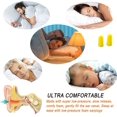 thumbnail image 5 of 8 pares de tapones para los oídos, tapones para los oídos para dormir, tapones para los oídos de espuma suave, espuma con cancelación de ruido para protección auditiva, sueño, trabajo, estudio, color JAMW Sencillez, 5 of 5