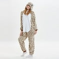 thumbnail image 5 of Homenesgenics Plus Size Womens Pajama Sets Unisex Adult Bear Sleepwear onesie Winter Pocket Loose Funny Thicken Pajamas, 5 of 9