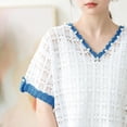 thumbnail image 3 of Susan‘s Family DIY Crochet Kit Lace Pullover Materials Package Knitting and Crochet Clothing Kit Handmade Wedding Gift, 3 of 6