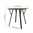 thumbnail image 7 of Homy Casa 35.4" Round Dining Table, Modern Wood Grain Kitchen Table for 2–4 People, 7 of 7