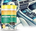 thumbnail image 6 of Car Interior Wet Wipes Set, All-Purpose Cleaning, Decontamination Degreasing, Interior Brightening, Portable, Safe for Leather Plastic Fabric, 40 Tablets, Efficient Cleaning, 6 of 9