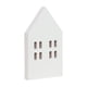 thumbnail image 1 of Letrero de madera con forma de casa, bandeja escalonada, rústico, pequeño, estilo granja. Blanco, 1 of 9